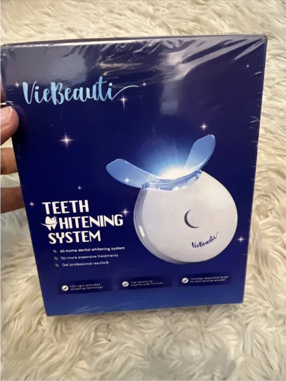 VieBeauti Teeth Whitening System - White & Navy